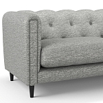 Мебельная ткань Шенилл серый цвет 138 см T4-34 варинант исполнения - 7 | Loft Concept в Сочи