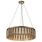 Люстра со стеклянными цилиндрическими плафонами Luminous Cylinders Amber Round варинант исполнения - 4 | Loft Concept в Сочи