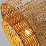 Подвесной светильник с абажуром из плтеного бамбука Light Inside the Cell варинант исполнения - 5 | Loft Concept в Сочи