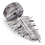 Статуэтка Metal Flowers античная платина варинант исполнения - 2 | Loft Concept в Сочи