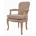 Кресло Aubrey Classical Armchair brown flax варинант исполнения - 3 | Loft Concept в Сочи