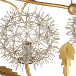 Люстра круглая с декором в виде цветков одуванчика Hanging Dandelion варинант исполнения - 1 | Loft Concept в Сочи