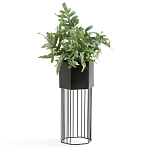 Кашпо Elevated Planters Сlive 59 черное  варинант исполнения - 2 | Loft Concept в Сочи