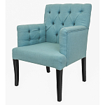 Кресло Addison Chic Armchair blue flax варинант исполнения - 3 | Loft Concept в Сочи
