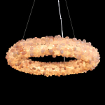 Люстра кольцевая с частичками натурального горного хрусталя Crystal Shimmer варинант исполнения - 2 | Loft Concept в Сочи