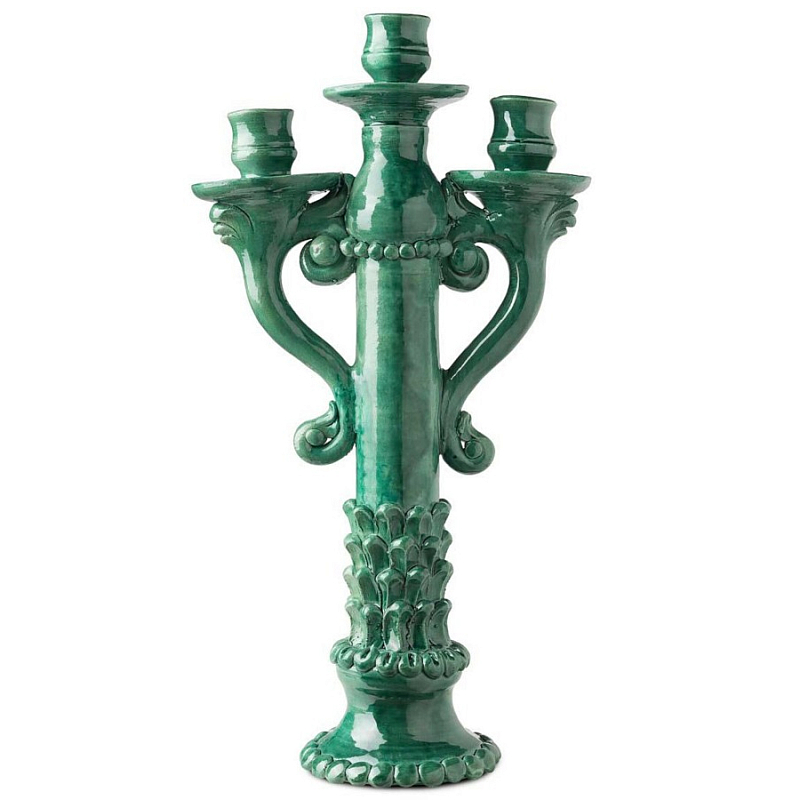 Подсвечник Candleholder Heart X3 Зеленый Подсвечник Candleholder Heart X3 Зеленый в Сочи | Loft Concept
