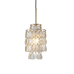 Подвесной светильник с декором из натуральной морской ракушки Iridescent Light варинант исполнения - 1 | Loft Concept в Сочи