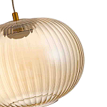 Подвесной светильник с янтарным рифленым стеклянным плафоном Ferm Living варинант исполнения - 6 | Loft Concept в Сочи