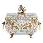 Шкатулка с фигуркой льва на крышке Eden Garden варинант исполнения - 3 | Loft Concept в Сочи