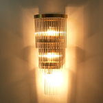 Бра с золотистым основанием и прозрачными трубками Nembus варинант исполнения - 6 | Loft Concept в Сочи