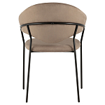 Коричневый стул с обивкой из искусственной замши Alexis варинант исполнения - 4 | Loft Concept в Сочи