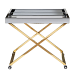 Стол сервировочный с зеркальной столешницей Splendid Serving Table варинант исполнения - 1 | Loft Concept в Сочи