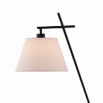 Торшер с черным наклонным корпусом и конусовидным абажуром Black Tripod варинант исполнения - 1 | Loft Concept в Сочи