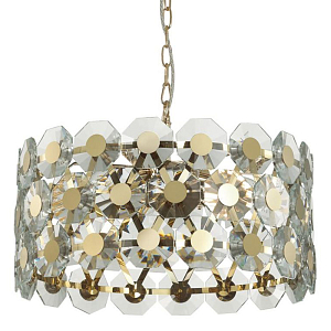 Люстра Crystal Octagons Gold