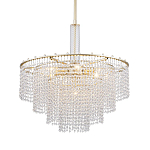 Люстра многоярусная с каскадами кристаллов Crystal Rains варинант исполнения - 1 | Loft Concept в Сочи