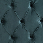 Кровать двуспальная зеленая с основанием из массива дерева с мягким изголовьем Velour Beds варинант исполнения - 2 | Loft Concept в Сочи