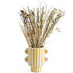 Ваза из фаянса Brighter than the Stars жёлтая полоска варинант исполнения - 3 | Loft Concept в Сочи