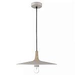 Подвесной светильник круглый в сочетании дерева и металла Space варинант исполнения - 1 | Loft Concept в Сочи