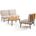 Кресло с каркасом из акации Hanley Wooden Chair варинант исполнения - 7 | Loft Concept в Сочи