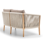 Дизайнерский уличный диван из массива дерева BOBOLI Sofa варинант исполнения - 5 | Loft Concept в Сочи