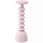 Подсвечник фигурный розовый Bright Accent 36 см варинант исполнения - 1 | Loft Concept в Сочи