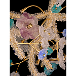 Люстра круглая с цветочным декором Miscellaneous herbs варинант исполнения - 2 | Loft Concept в Сочи