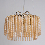 Люстра с подвесными рифлеными стеклянными трубками Nembus варинант исполнения - 4 | Loft Concept в Сочи