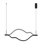 Подвесной светильник волнообразный изогнутый на двух тросах 123 см Spiral Lighting варинант исполнения - 4 | Loft Concept в Сочи