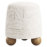 Пуф Wakonda ножки с деревянными шариками  варинант исполнения - 1 | Loft Concept в Сочи