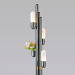 Торшер светодиодный с серым металлическим каркасом Generosity варинант исполнения - 2 | Loft Concept в Сочи