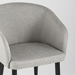 Мягкое кресло на металлических ножках Shaggy Grey варинант исполнения - 6 | Loft Concept в Сочи