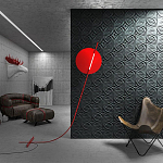 Гипсовая 3D Панель M-37 варинант исполнения - 2 | Loft Concept в Сочи