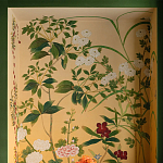 Обои ручная роспись Four Seasons Original colourway on painted Xuan paper with gold ombre варинант исполнения - 1 | Loft Concept в Сочи