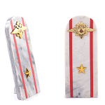 Сувенир Погон МВД из натурального камня мрамор Souvenir Epaulets варинант исполнения - 5 | Loft Concept в Сочи