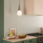 Подвесной светильник каплевидной формы с комбинированным плафоном из стали и белого матового стекла Kichler варинант исполнения - 15 | Loft Concept в Сочи