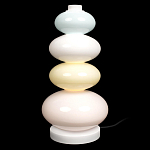 Настольная лампа из стеклянных сфер в пастельных тонах Высота 40 см Pastel Lunaria варинант исполнения - 1 | Loft Concept в Сочи