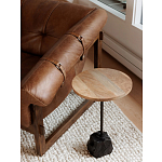 Двухместный диван Duncan винтажная коричневая кожа варинант исполнения - 7 | Loft Concept в Сочи