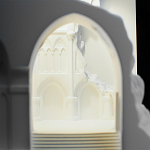 Встраиваемый в стену гипсовый светильник под покраску с эффектом разрушенной стены Antiquity Athena варинант исполнения - 9 | Loft Concept в Сочи