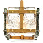 Люстра прямоугольная из толстого литого стекла Cast Glass варинант исполнения - 4 | Loft Concept в Сочи