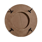 Журнальный столик с круглой фактурной столешницей из натурального дерева Vortex варинант исполнения - 3 | Loft Concept в Сочи