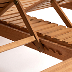 Шезлонг двухместный из эвкалипта Sunset варинант исполнения - 6 | Loft Concept в Сочи