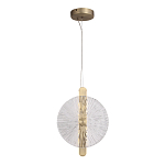 Подвесной светильник с круглым стеклянным плафоном Gingham варинант исполнения - 4 | Loft Concept в Сочи