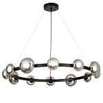 Светодиодная кольцевая люстра IONA Сhandelier black варинант исполнения - 4 | Loft Concept в Сочи