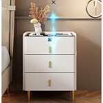 Умная прикроватная тумбочка c зарядкой для телефона Smart Furniture варинант исполнения - 2 | Loft Concept в Сочи