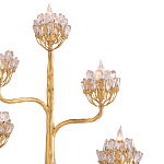 Бра золотое в виде растения Golden Flower Glade варинант исполнения - 1 | Loft Concept в Сочи