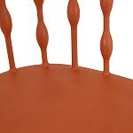 Пластиковый стул на ножках из массива бука Ferret Spiral Brown варинант исполнения - 6 | Loft Concept в Сочи