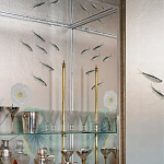 Обои ручная роспись Jakuchu Original colourway on Tarnished Silver gilded paper варинант исполнения - 2 | Loft Concept в Сочи