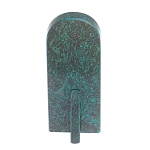 Часы подарочные погон полковник МВД из натурального камня Змеевик Military Clock варинант исполнения - 3 | Loft Concept в Сочи