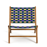 Кресло низкое из массива тика Barbados варинант исполнения - 3 | Loft Concept в Сочи