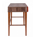 Стол письменный из массива бука с 2-мя ящиками красный Wenge Light варинант исполнения - 2 | Loft Concept в Сочи